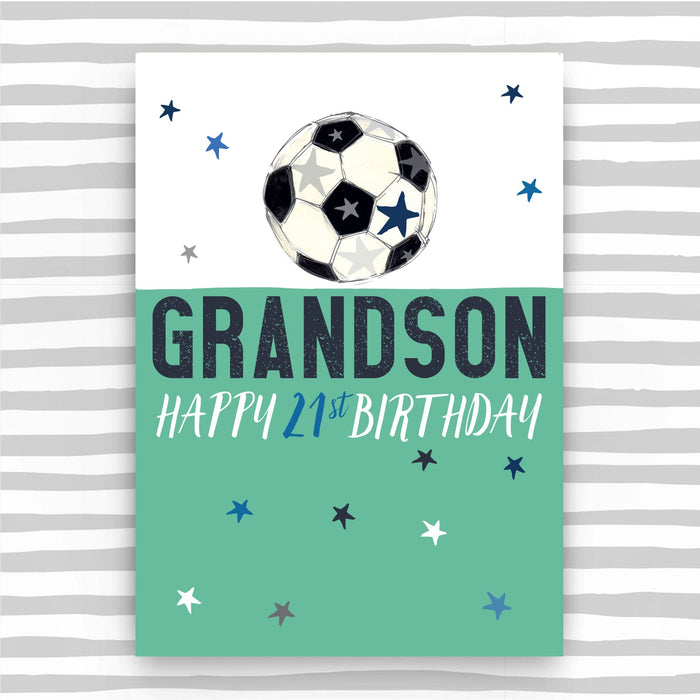 Grandson 21st Birthday Card (NSS12)