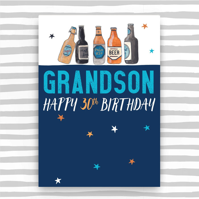 Grandson 30th Birthday Card (NSS16)