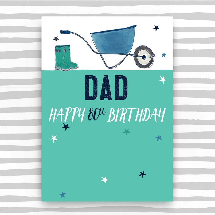 Dad 80th Birthday Card (NSS21)