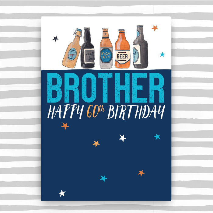 Brother 60th Birthday Card (NSS39)