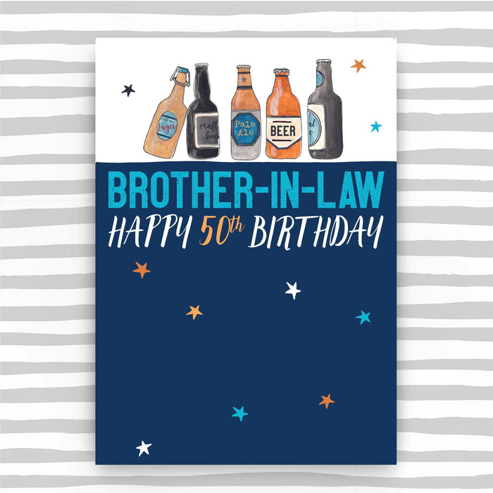 Brother-in-law 50th Birthday Card (NSS46)