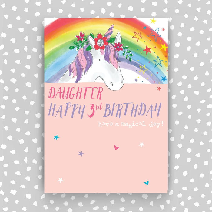 Daughter 3rd Birthday Card (NSS52)