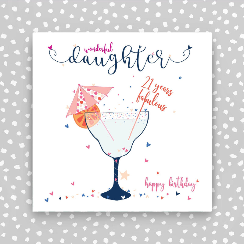 Daughter 21st Birthday Card (NTJ07)