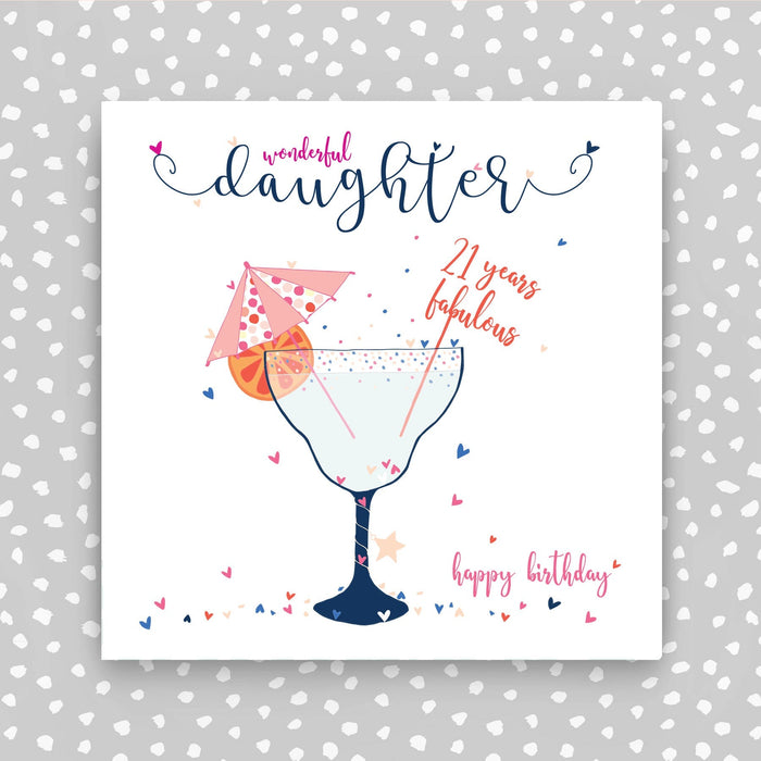 Daughter 21st Birthday Card (NTJ07)
