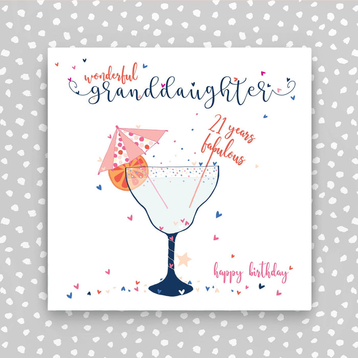 Granddaughter 21st Birthday Card (NTJ08)