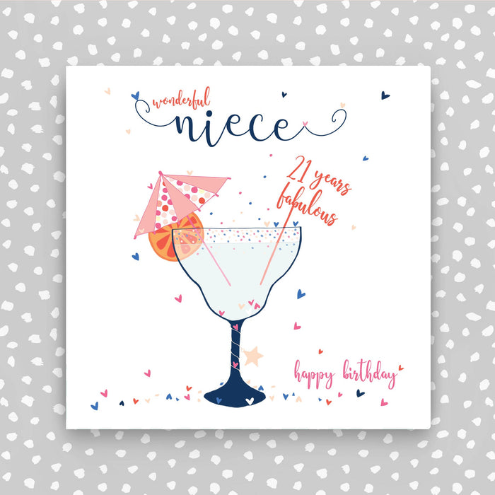 Niece 21st Birthday Card (NTJ09)