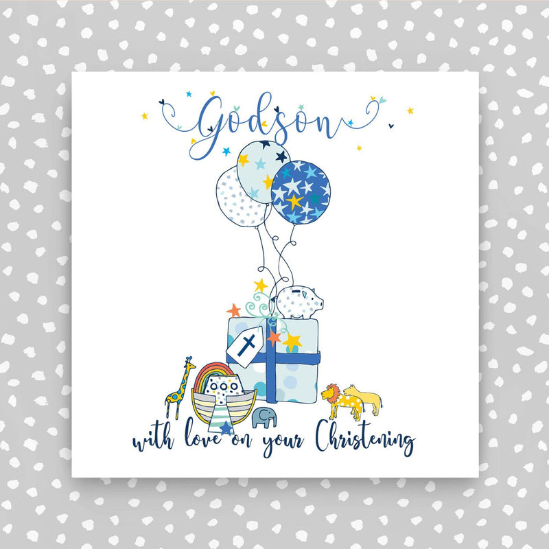 Godson Christening Card NTJ124