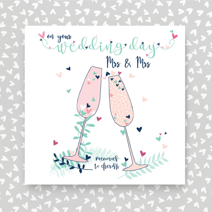 Mrs & Mrs Wedding Day Card (NTJ131)