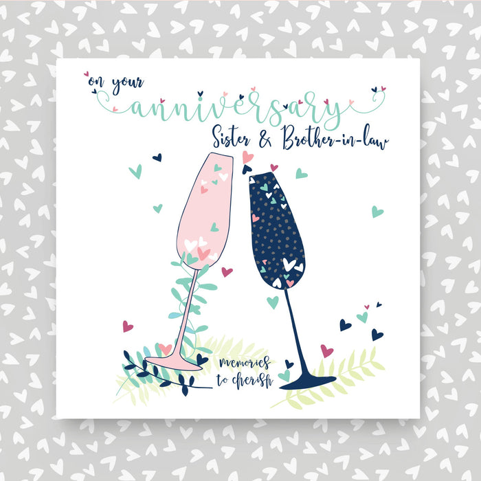 Sister and Brother-in-law Anniversary card (NTJ135)