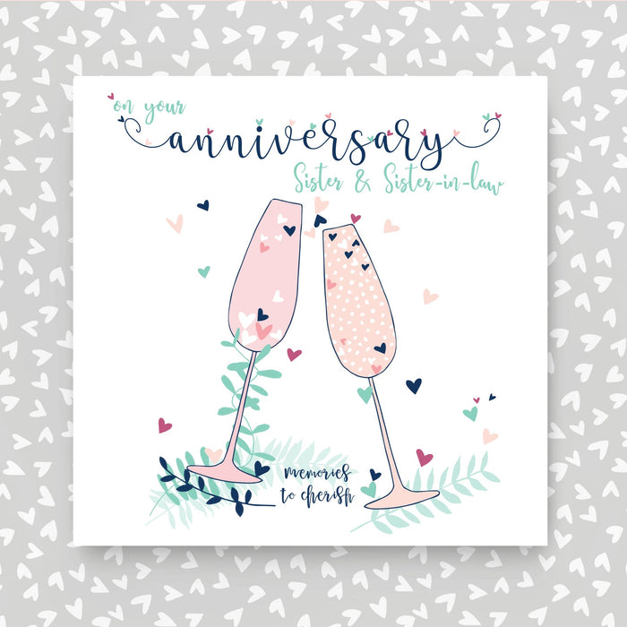 Sister & Sister-in-law Anniversary Card (NTJ136)