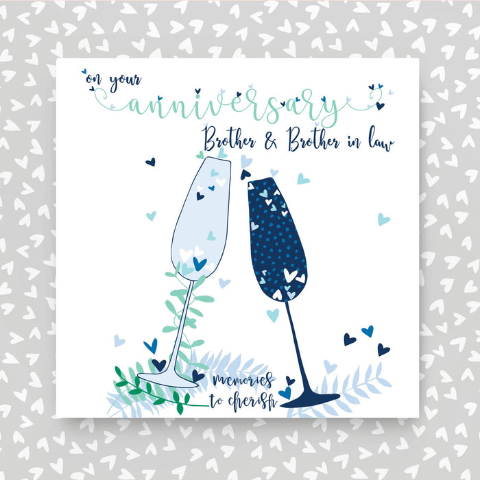 Brother & Brother-in-law Anniversary Card (NTJ137)