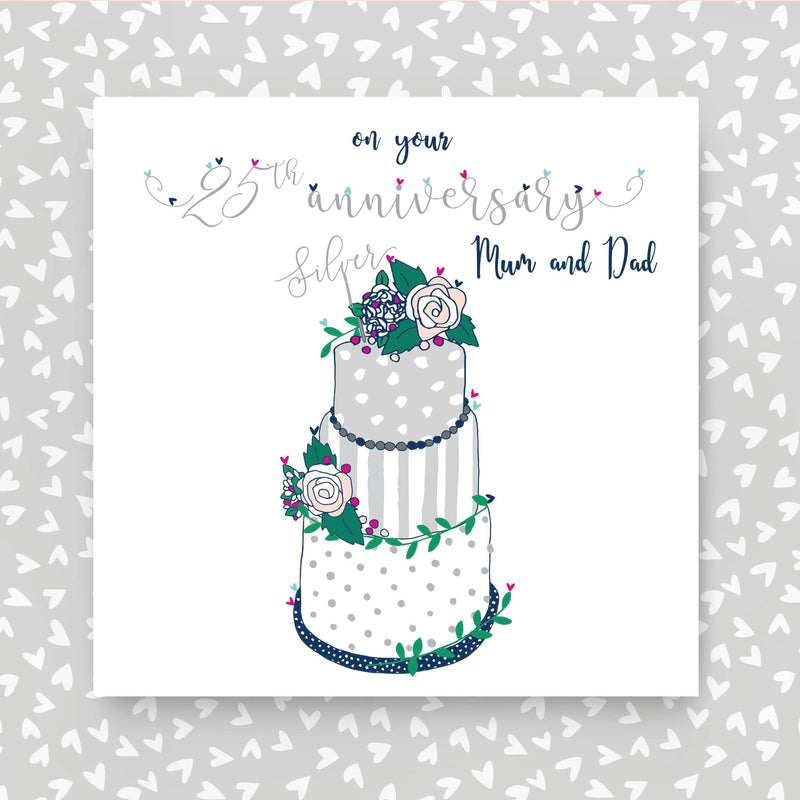 Mum & Dad Silver Wedding Anniversary (NTJ140)