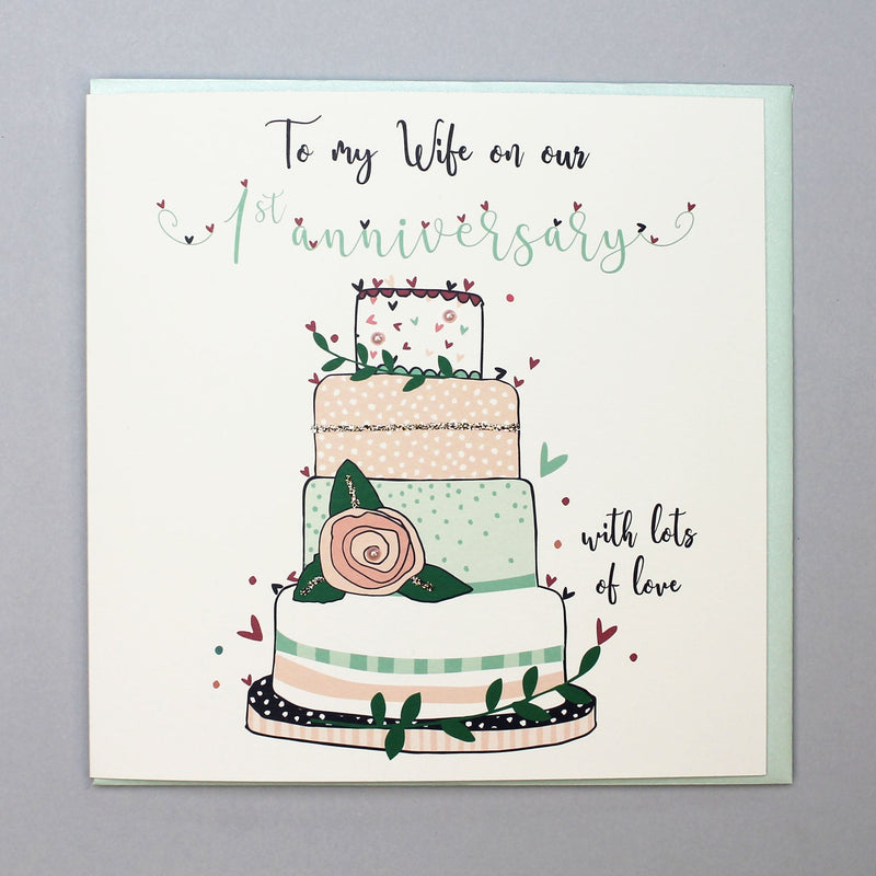 Wife First Anniversary Card (NTJ154)