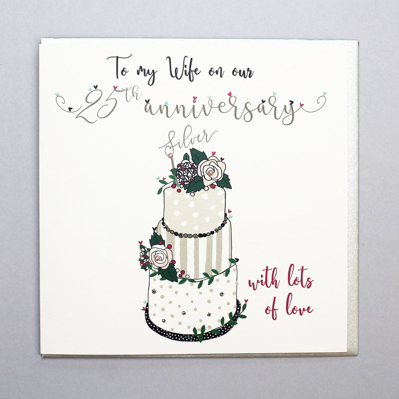 Wife Silver Anniversary Card (NTJ155)
