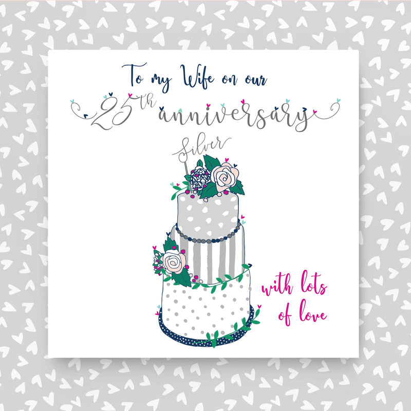 Wife Silver Anniversary Card (NTJ155)