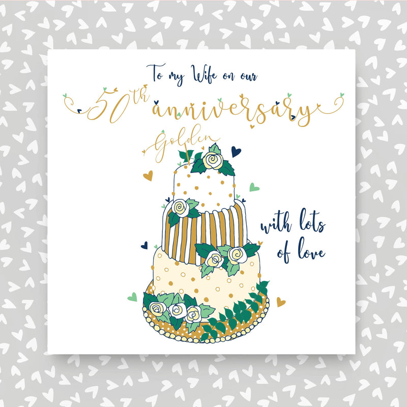 Wife Golden Anniversary Card (NTJ157)