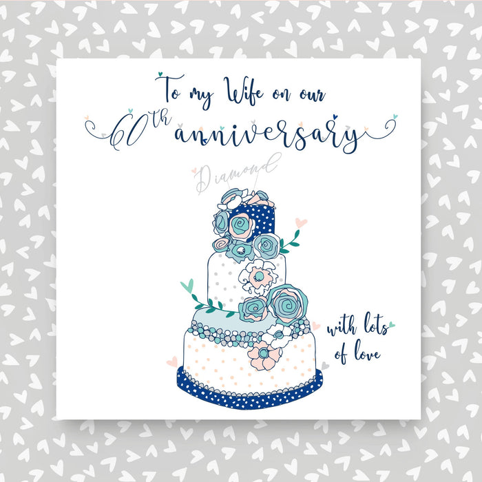Wife Diamond Anniversary Card (NTJ158)