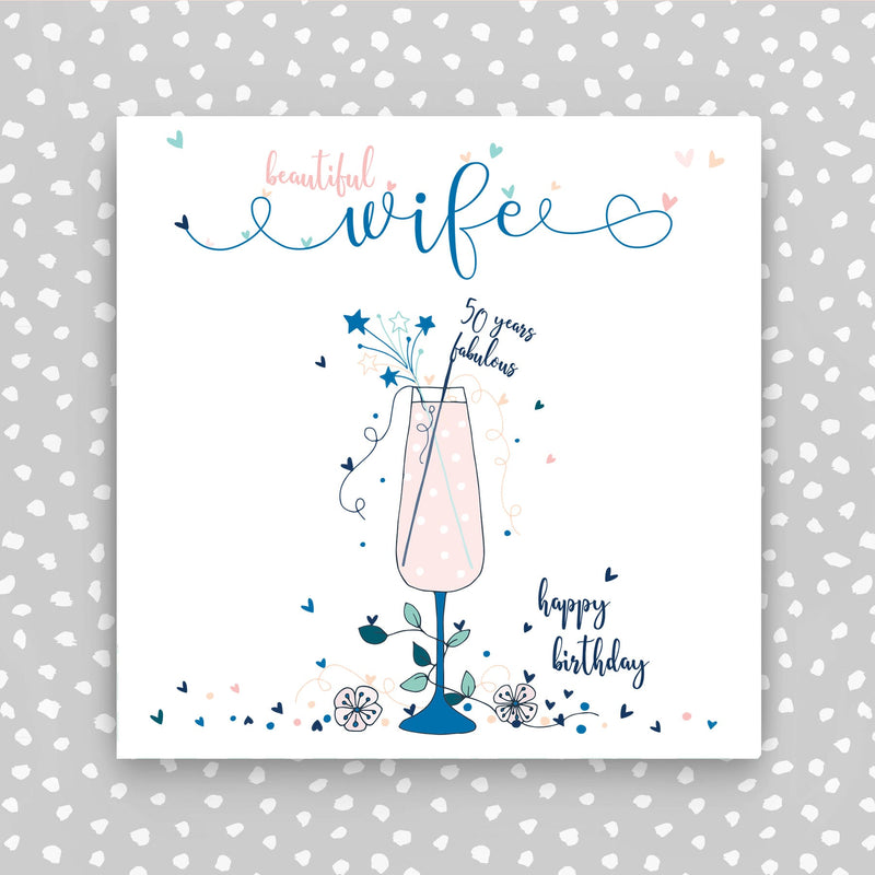 Wife 50th Birthday Card (NTJ20)