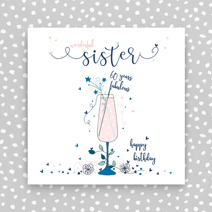 Sister 60th Birthday Card (NTJ64)