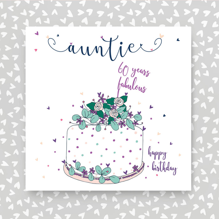 Auntie 60th Birthday Card (NTJ66)