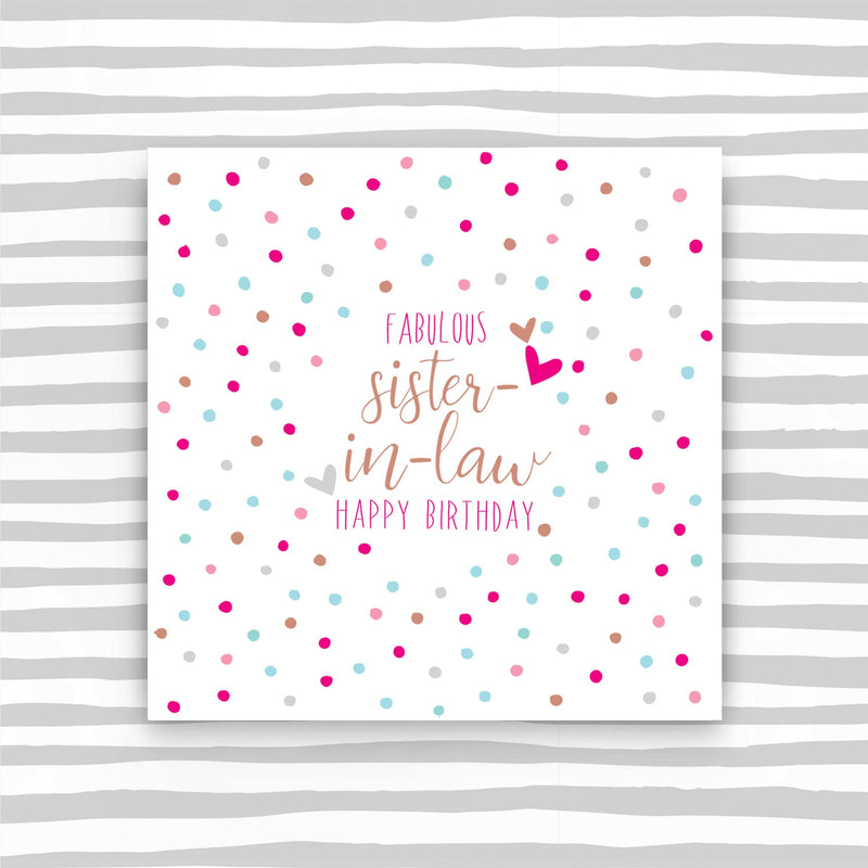 Fabulous Sister-in-law Happy Birthday (P59)