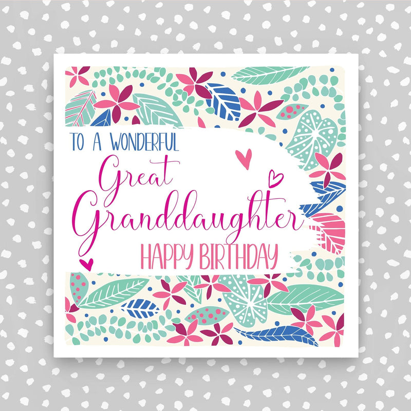 Great Granddaughter Birthday Card (PBS06)