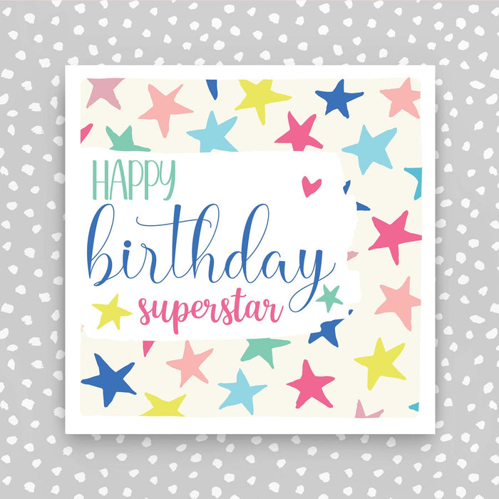 Happy Birthday Super Star Card (PBS38)