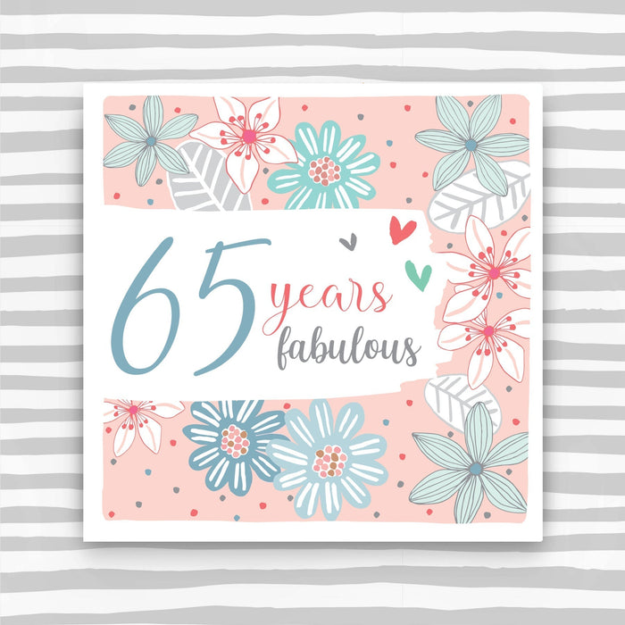 65th Female Birthday Card (PBS65)