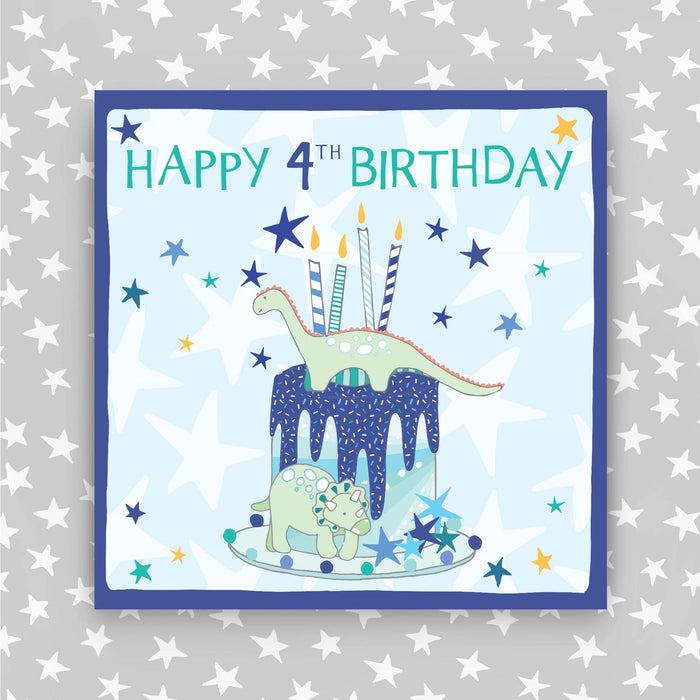 4th Birthday Card Boy (PH04)