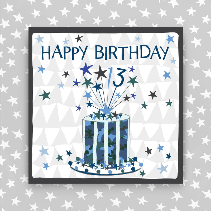 13th Birthday Card Boy (PH13)