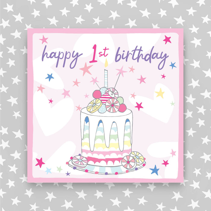 1st Birthday Card Girl (PH19)