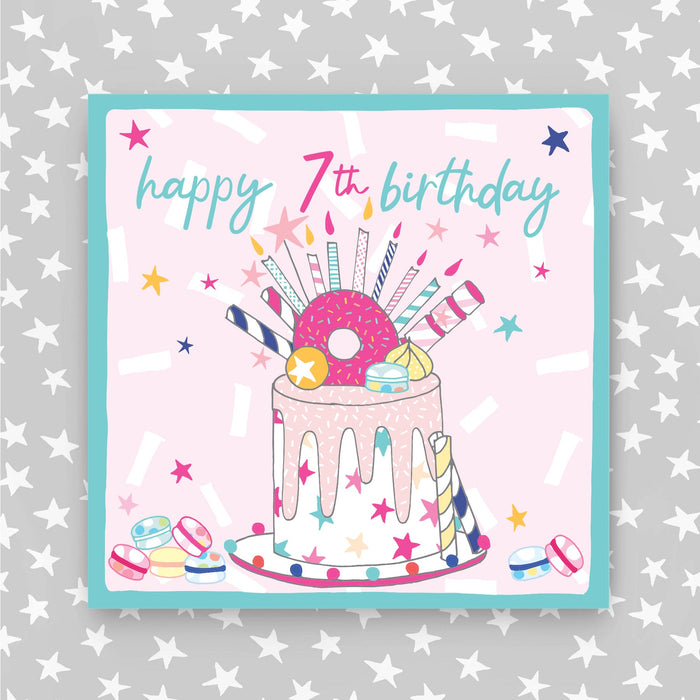 7th Birthday Card Girl (PH25)
