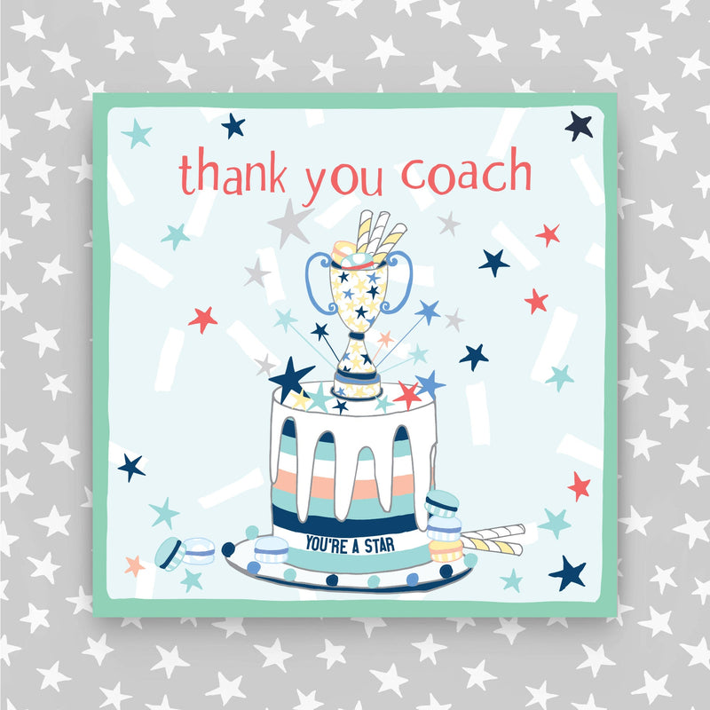 Thank You Coach Greeting Card (PH44)