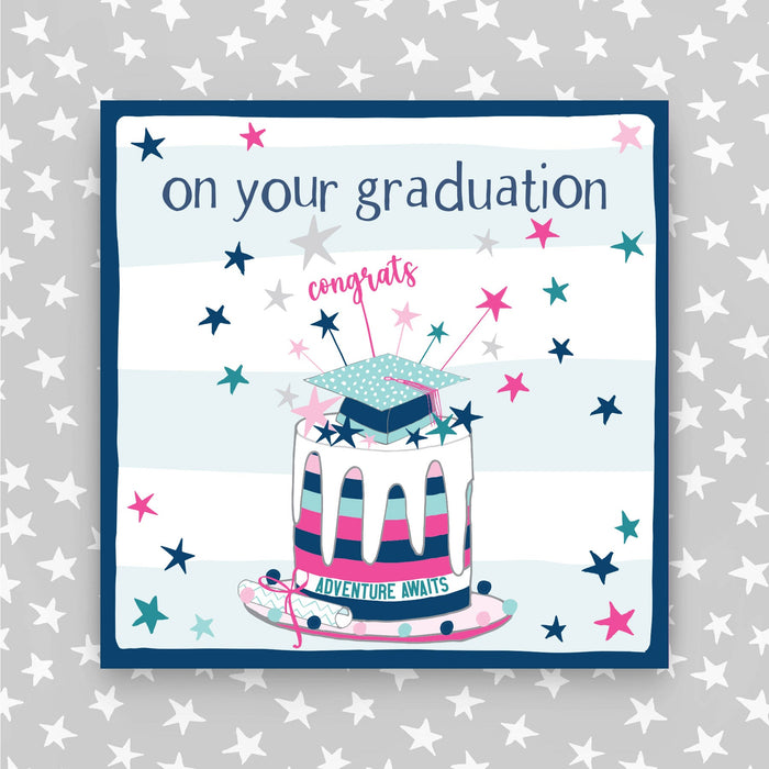 On Your Graduation - Pink Greeting Card   (PH55)