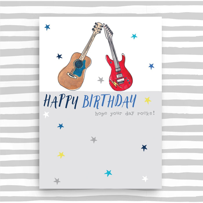 Happy Birthday - guitar card (SS13)