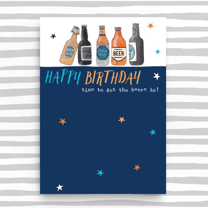 Happy Birthday - beer bottle card (SS17)