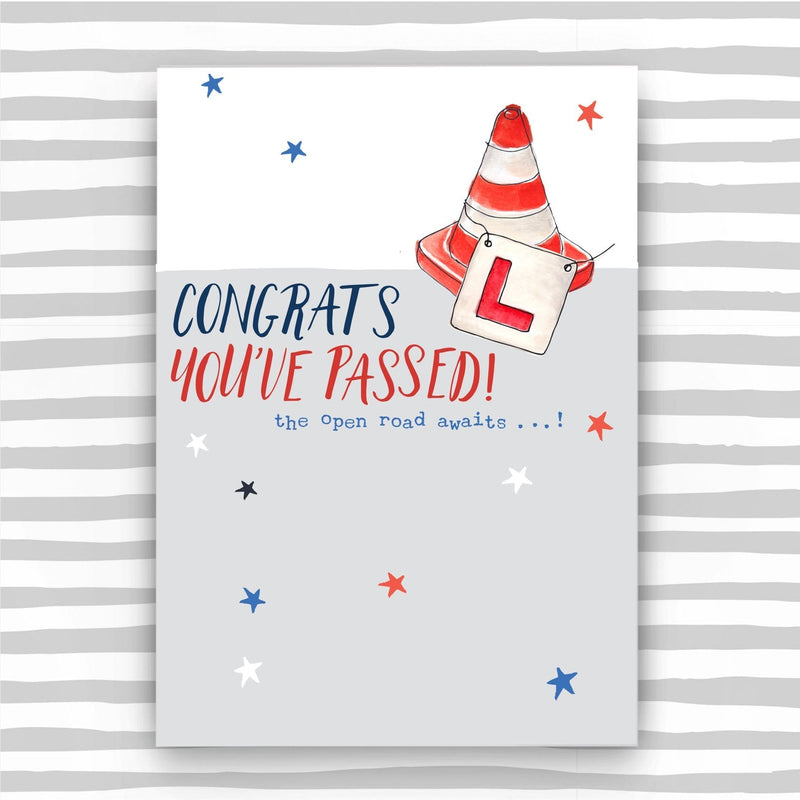 Congrats, you've passed your driving test card (SS28)