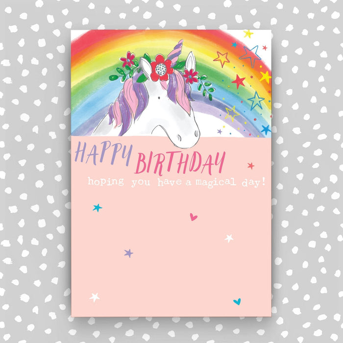 Happy Birthday Card - Unicorn (SS29)