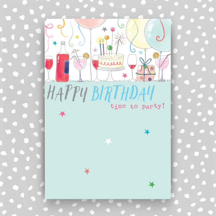 Happy Birthday Card - Time to party! (SS36)