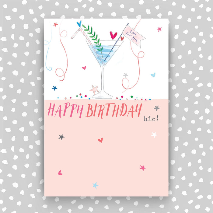 Happy Birthday Card - Cocktail (SS37)