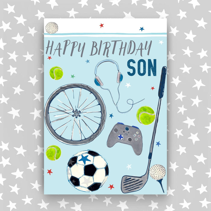 Happy Birthday Card- Son (Sport) (SS50)