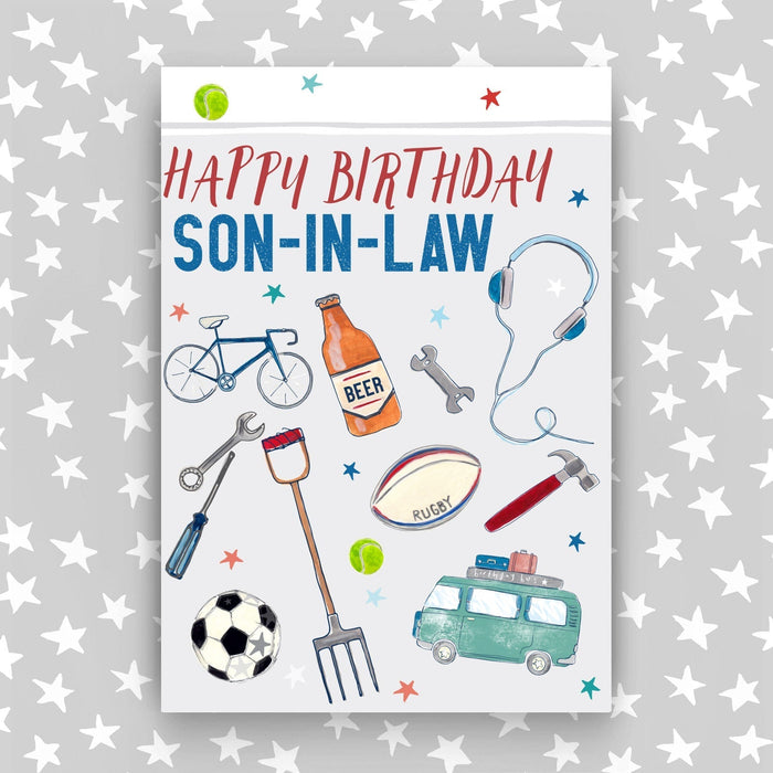 Happy Birthday Card - Son-in-law  (SS51)