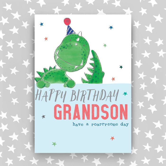 Happy Birthday Card - Grandson  (SS52)