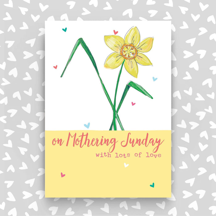On Mothering Sunday Card - Daffodils (SS77)