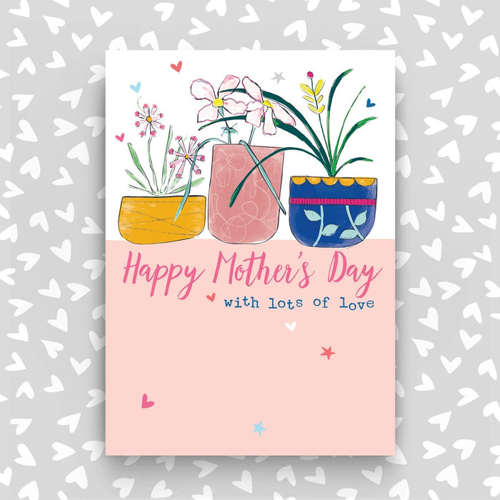 Happy Mother's Day Card - 3 plants (SS78)