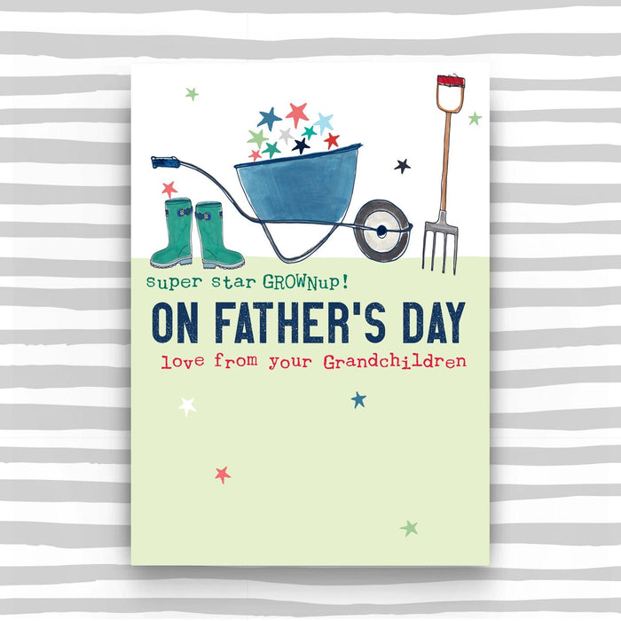 On Father's day Card - love from your grandchildren (SS95)