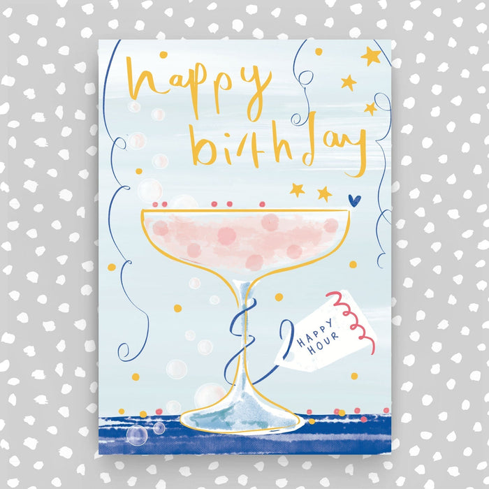 Happy Birthday Card - Cocktail (SUN06)