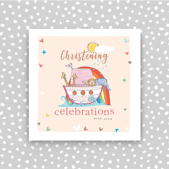 Christening Celebrations Card - Pink (TC08)