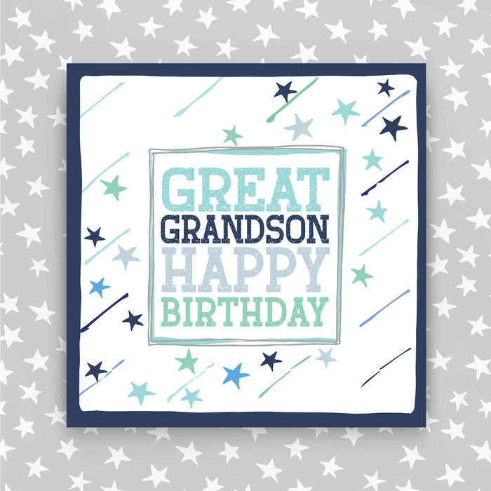 Happy Birthday Card - Great Grandson (TF100)