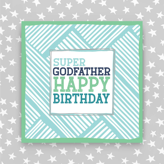 Happy Birthday Card - Super Godfather (TF103)